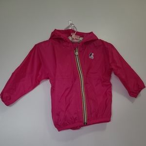 K-WAY - Vintage Fuchsia Windbreaker - Size 3Y
